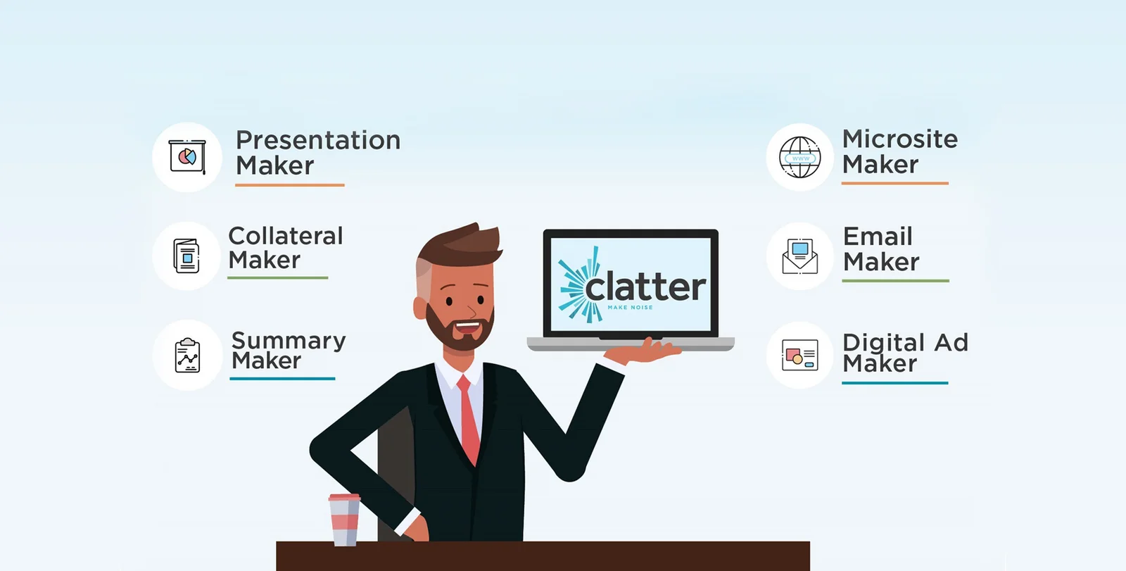 Clatter — screenshot of the product